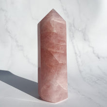 Load image into Gallery viewer, Rose Quartz Tower 02