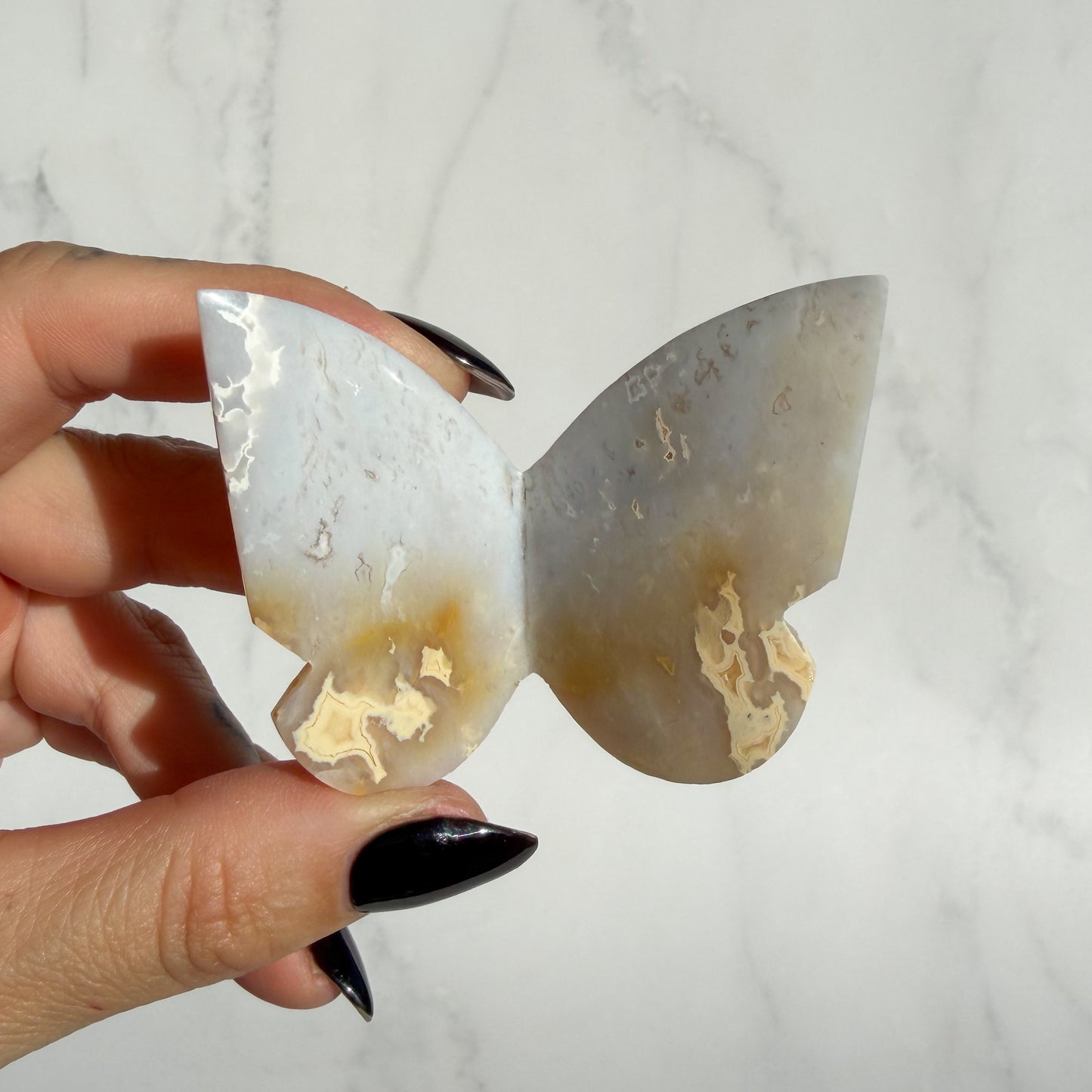 Indonesian Agate 3D Butterfly 02