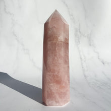 Load image into Gallery viewer, Rose Quartz Tower 01
