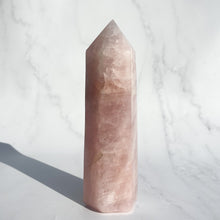 Load image into Gallery viewer, Rose Quartz Tower 01