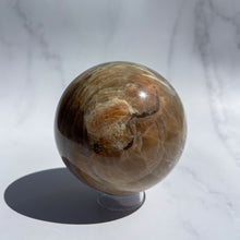 Load image into Gallery viewer, Peach Moonstone Sphere 01