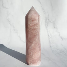 Load image into Gallery viewer, Rose Quartz Tower 01