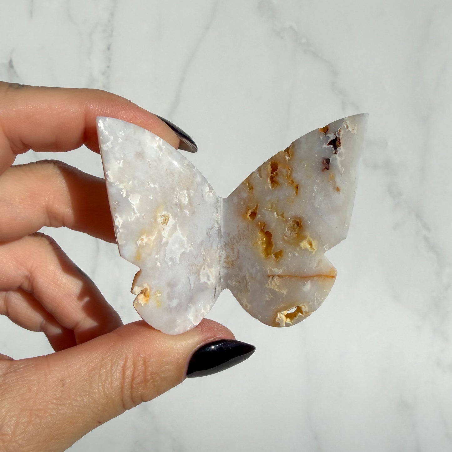 Indonesian Agate 3D Butterfly 03