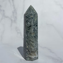 Load image into Gallery viewer, Moss Agate Tower 01