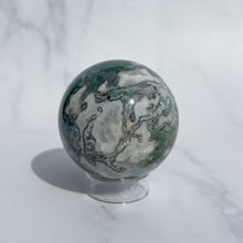 Load image into Gallery viewer, Moss Agate Sphere 04