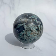 Load image into Gallery viewer, Moss Agate Sphere 02
