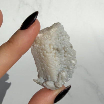 Botryoidal Chalcedony covered Danburite Cluster 02