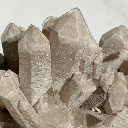 Self Healing Candle Quartz Cluster on Stand
