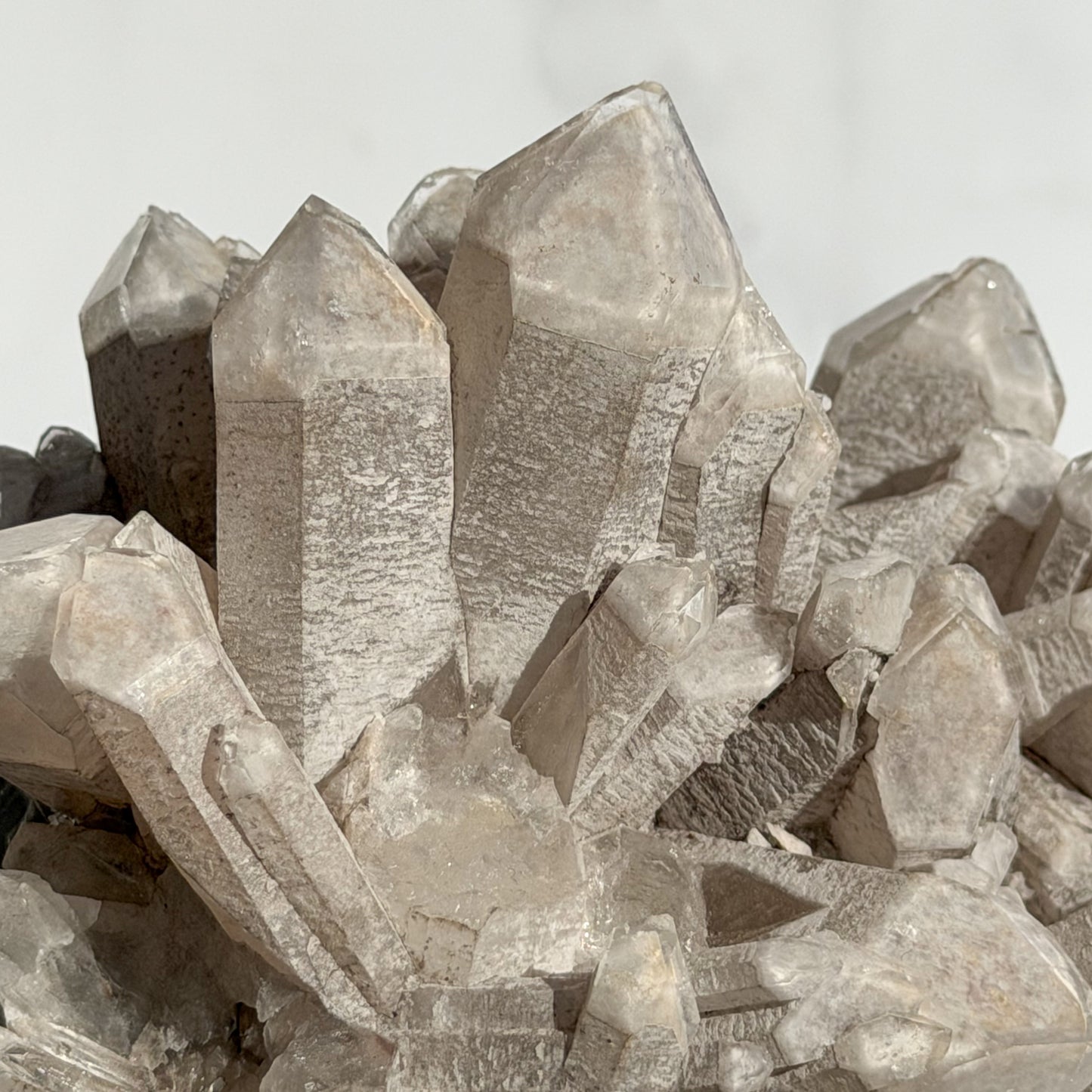 Self Healing Candle Quartz Cluster on Stand