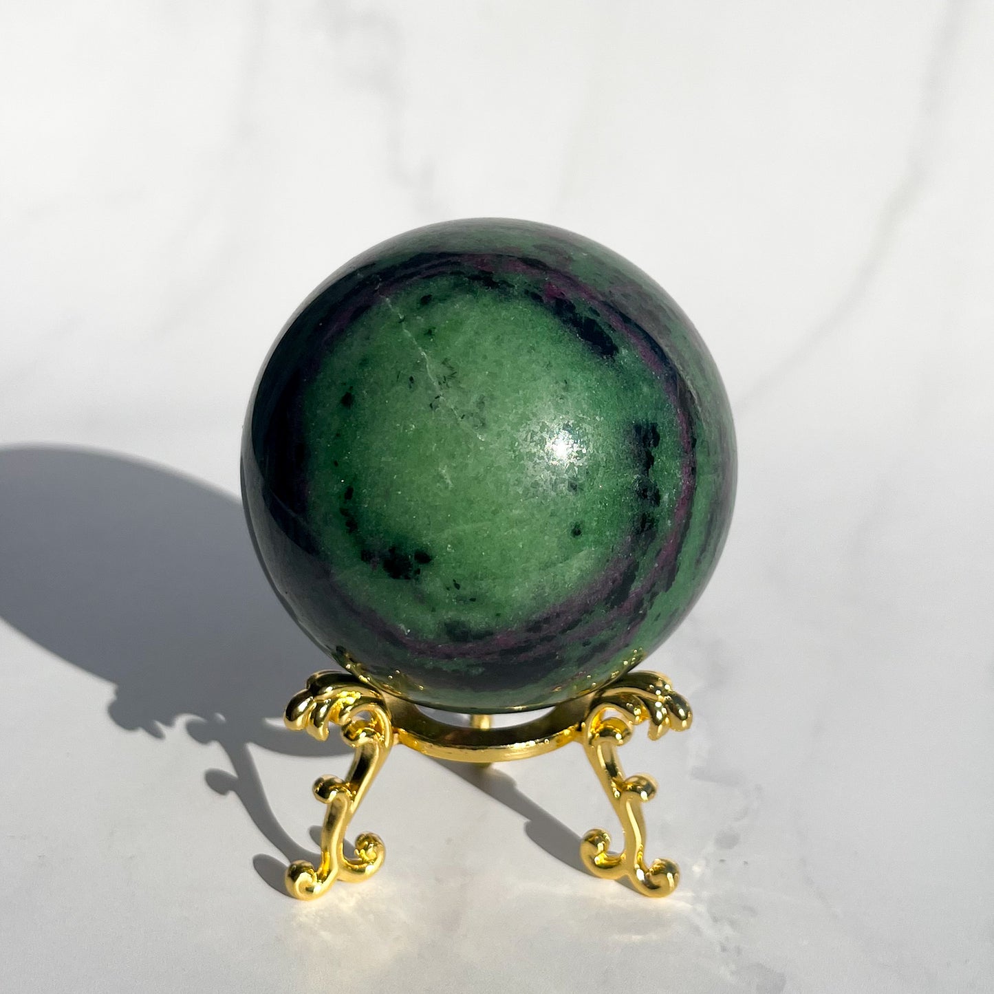 Ruby Zoisite Sphere
