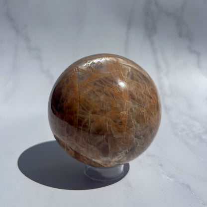 Peach Moonstone Sphere 03