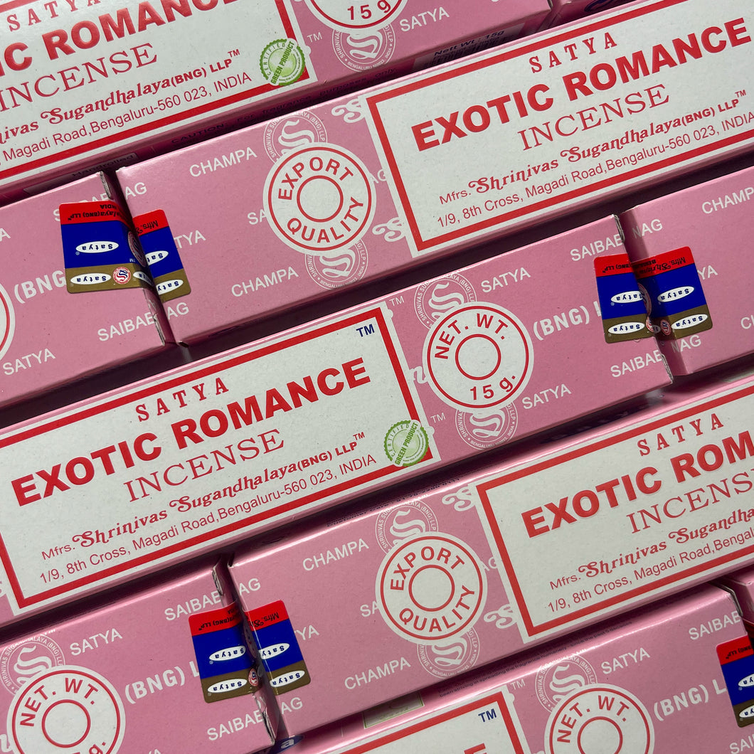 EXOTIC ROMANCE Satya Incense