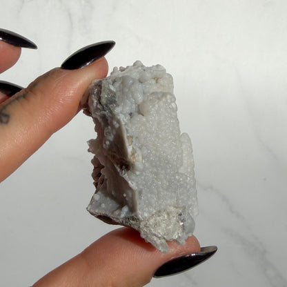 Botryoidal Chalcedony covered Danburite Cluster 03