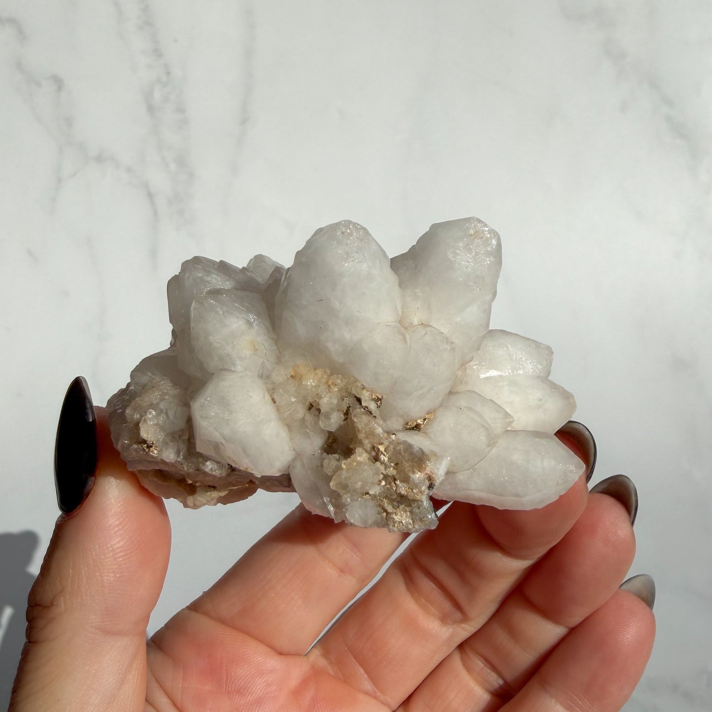 Moroccan White Quartz Cluster 02