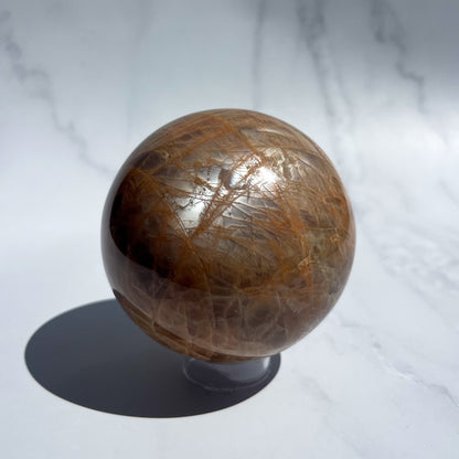 Peach Moonstone Sphere 03