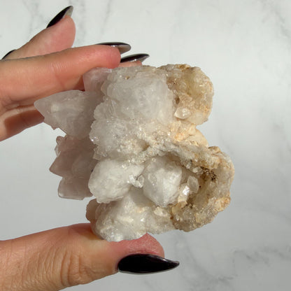 Moroccan White Quartz Cluster 03