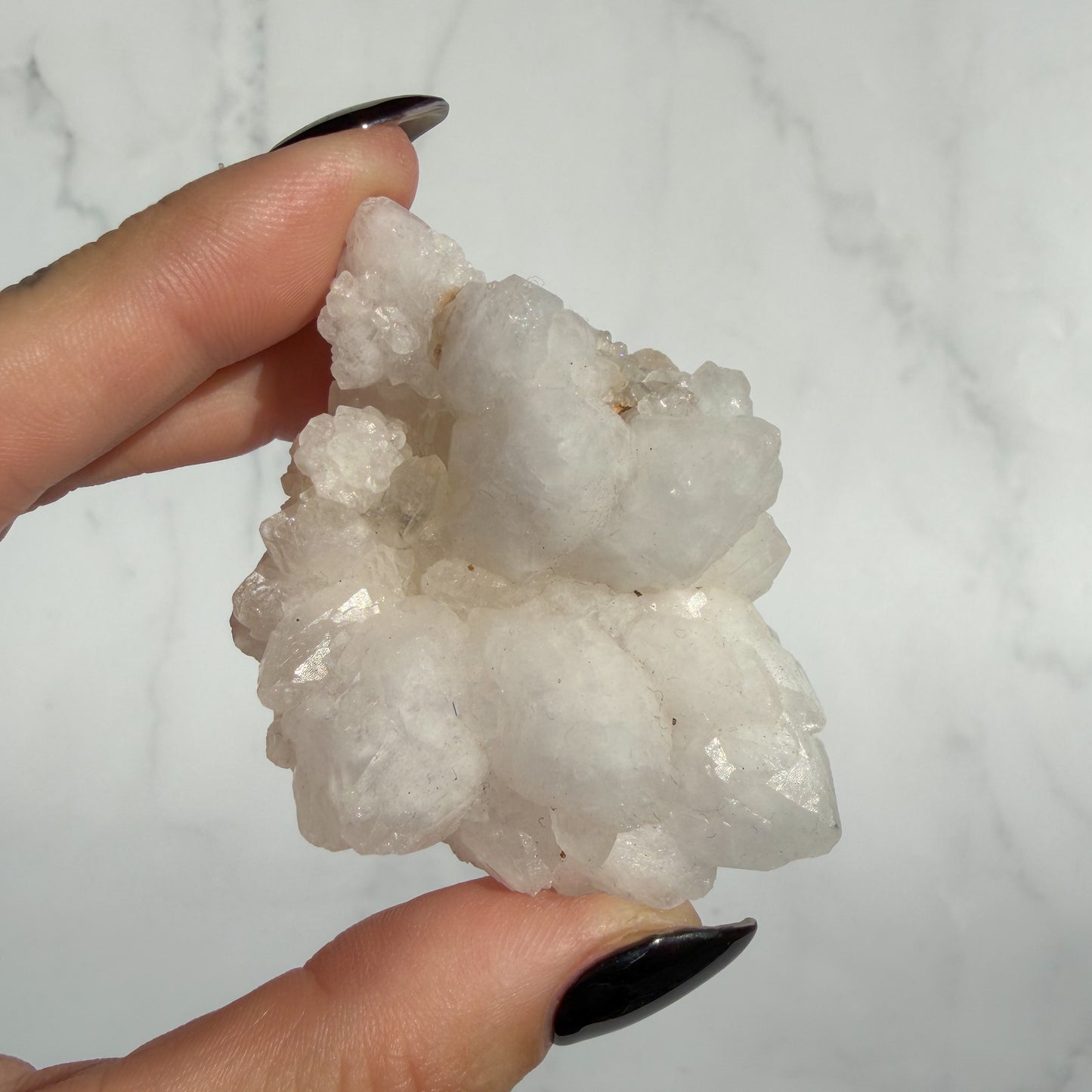 Moroccan White Quartz Cluster 01