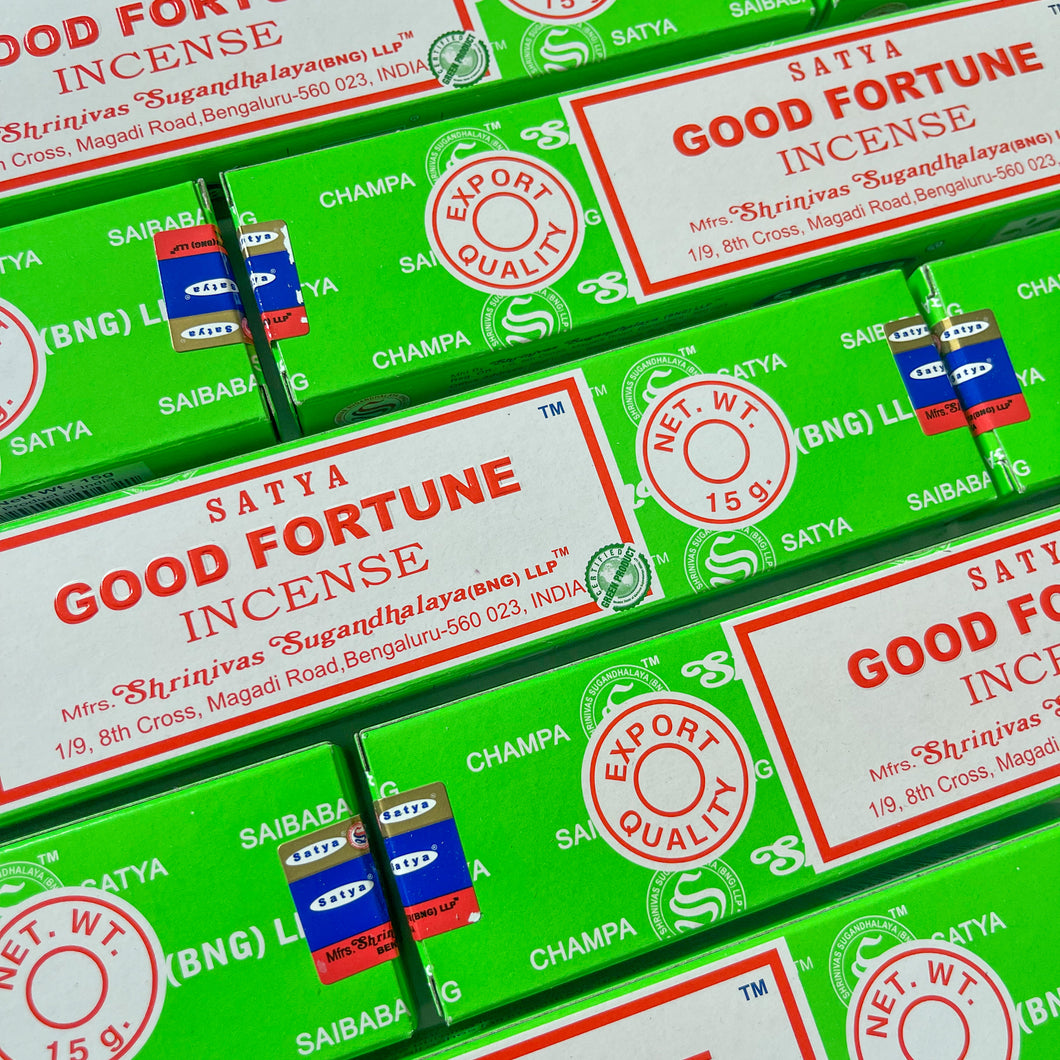 GOOD FORTUNE Satya Incense