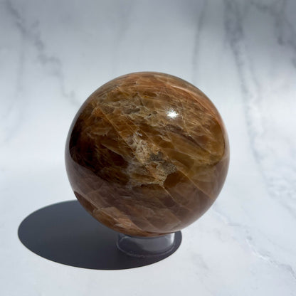 Peach Moonstone Sphere 03