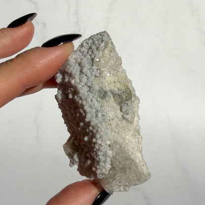 Botryoidal Chalcedony covered Danburite Cluster 01