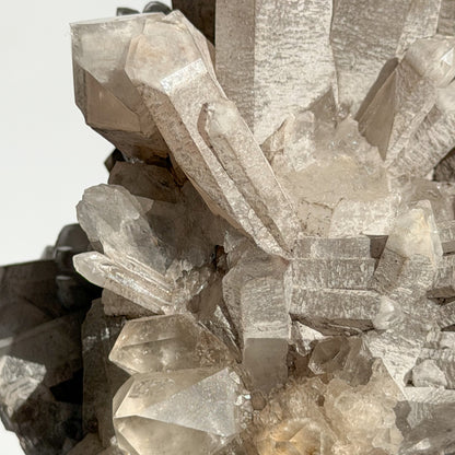 Self Healing Candle Quartz Cluster on Stand