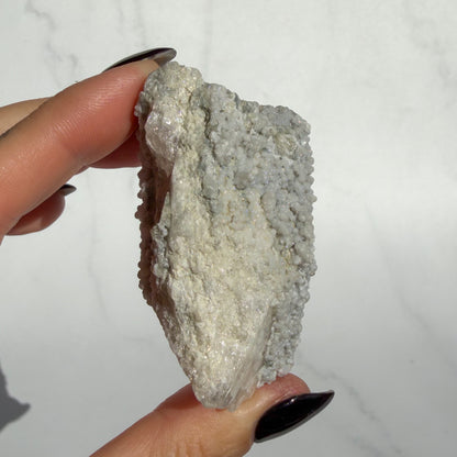 Botryoidal Chalcedony covered Danburite Cluster 01