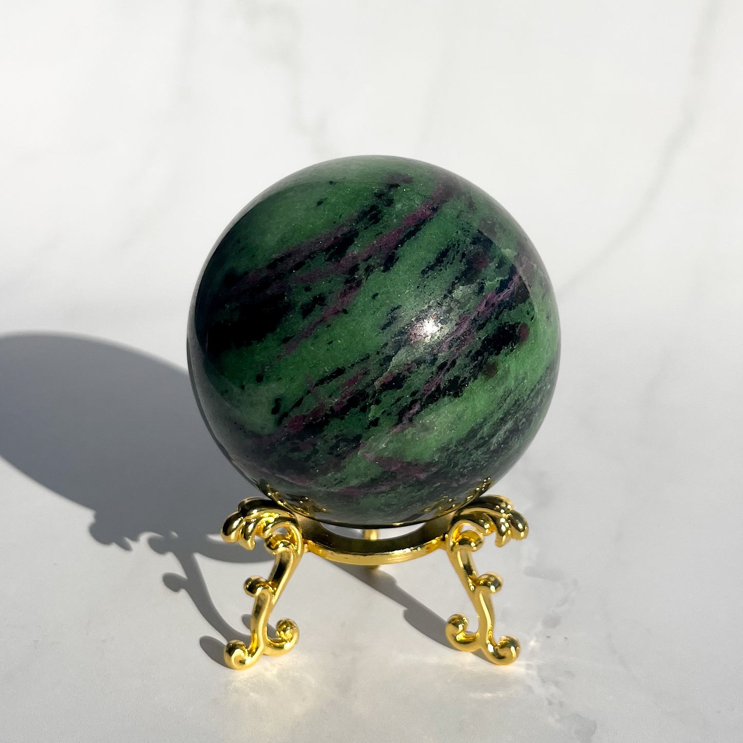 Ruby Zoisite Sphere