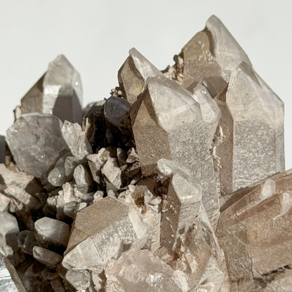Self Healing Candle Quartz Cluster on Stand