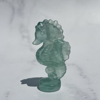 Fluorite Standing Seahorse 03