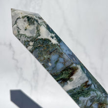 Load image into Gallery viewer, Moss Agate XL Tower
