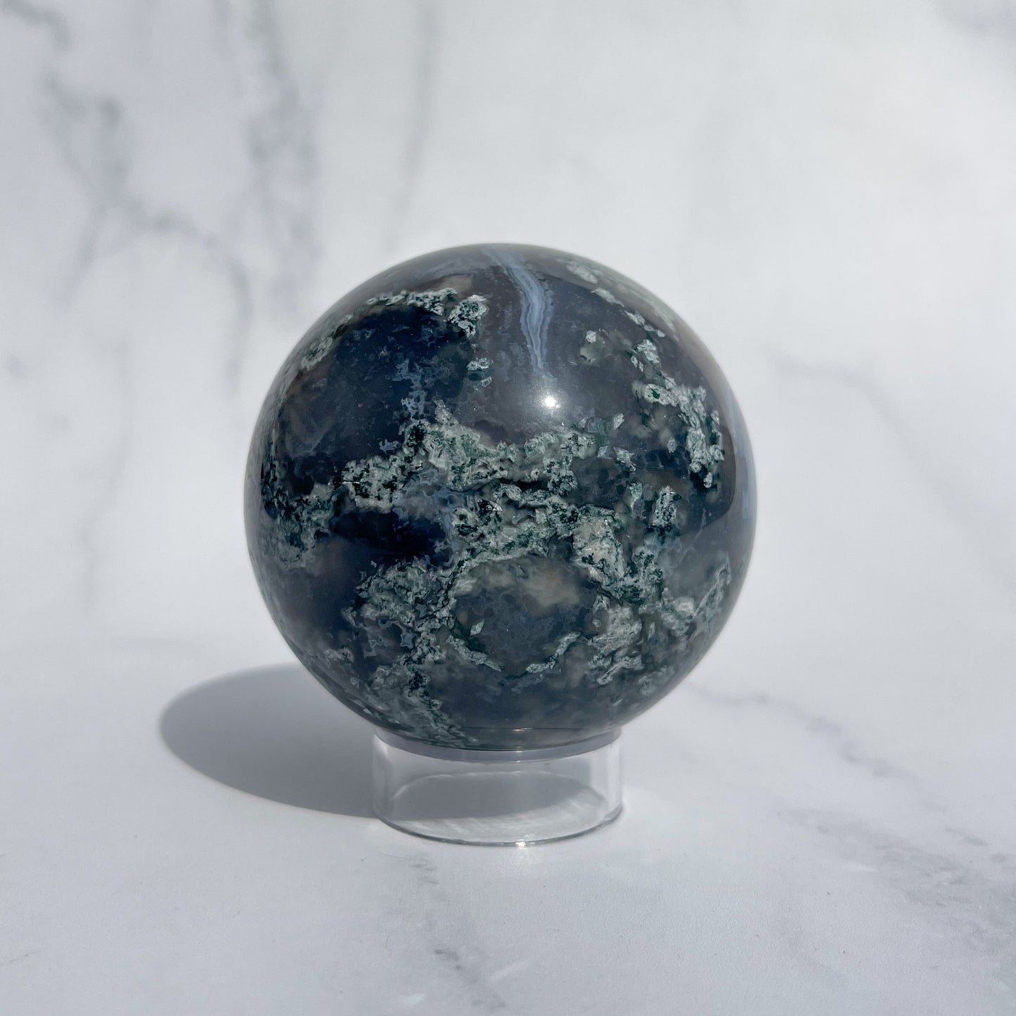 Moss Agate Sphere 07