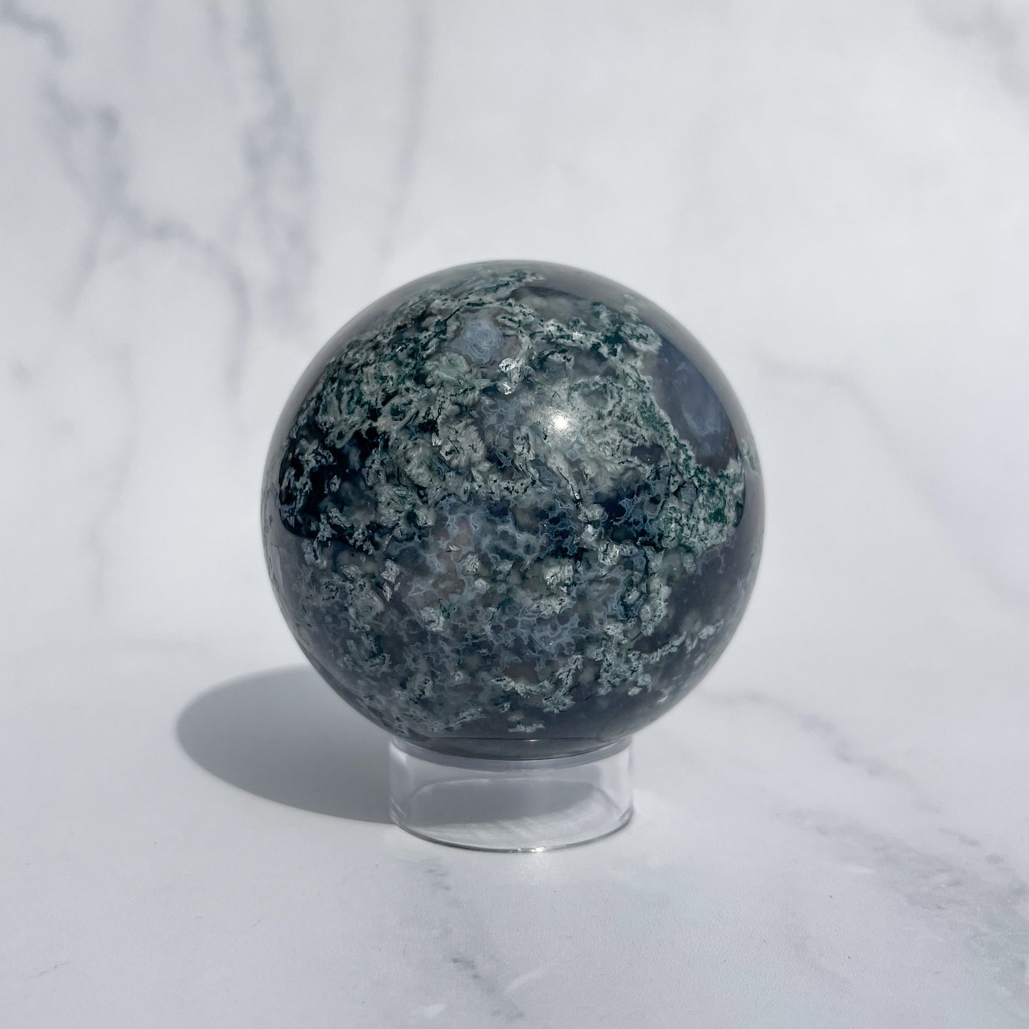 Moss Agate Sphere 07