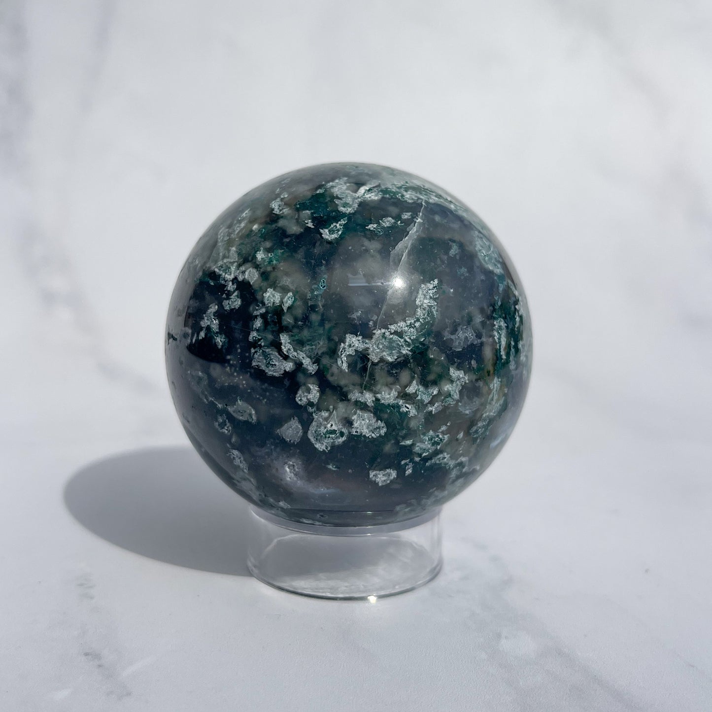 Moss Agate Sphere 06