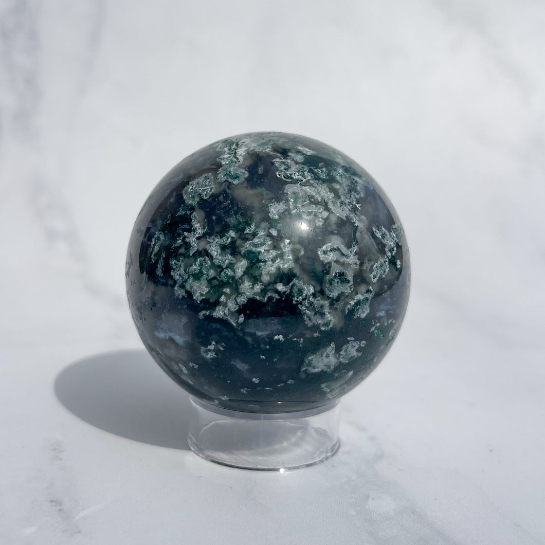 Moss Agate Sphere 06