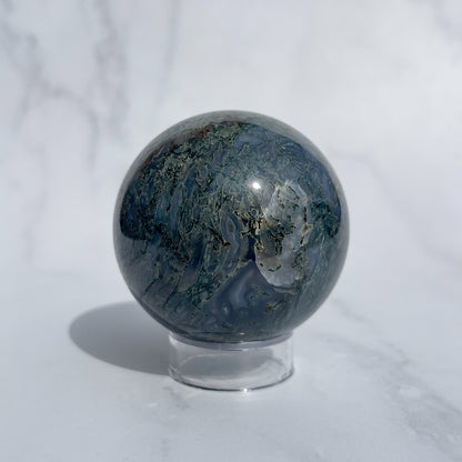 Moss Agate Sphere 05