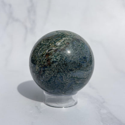Moss Agate Sphere 05