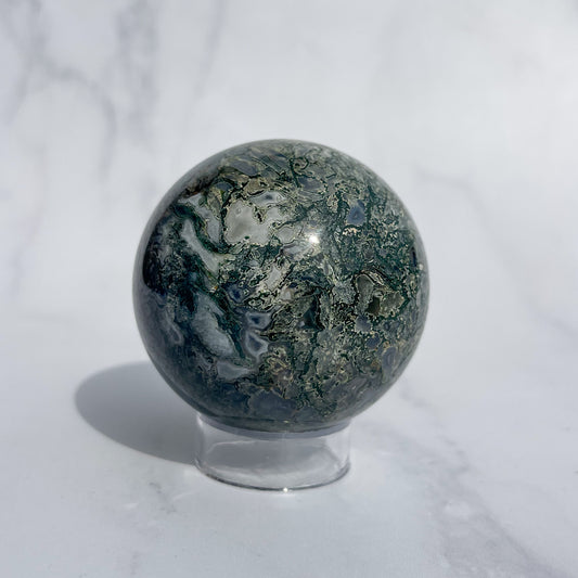 Moss Agate Sphere 05