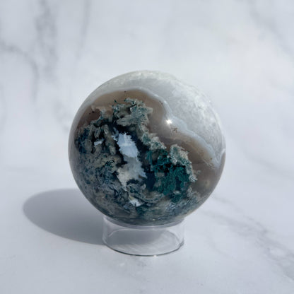 Moss Agate Sphere 03