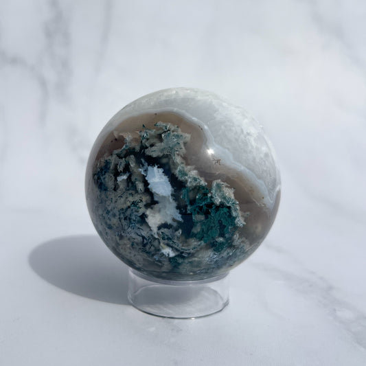 Moss Agate Sphere 03