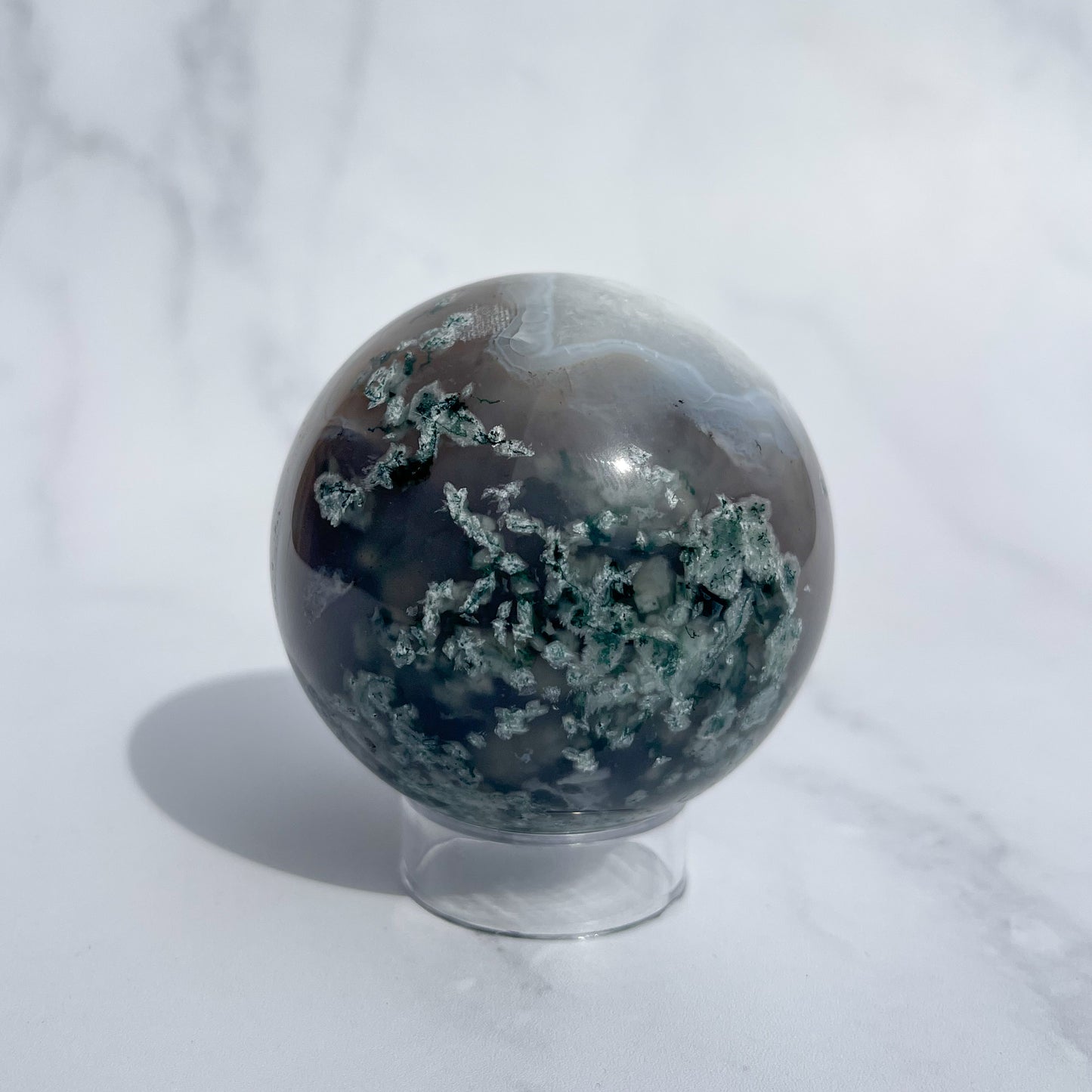 Moss Agate Sphere 03