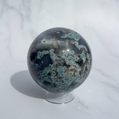 Moss Agate Sphere 02