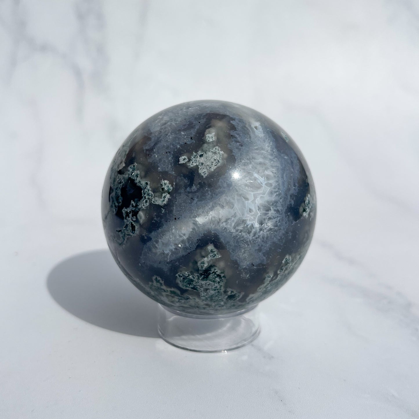 Moss Agate Sphere 02
