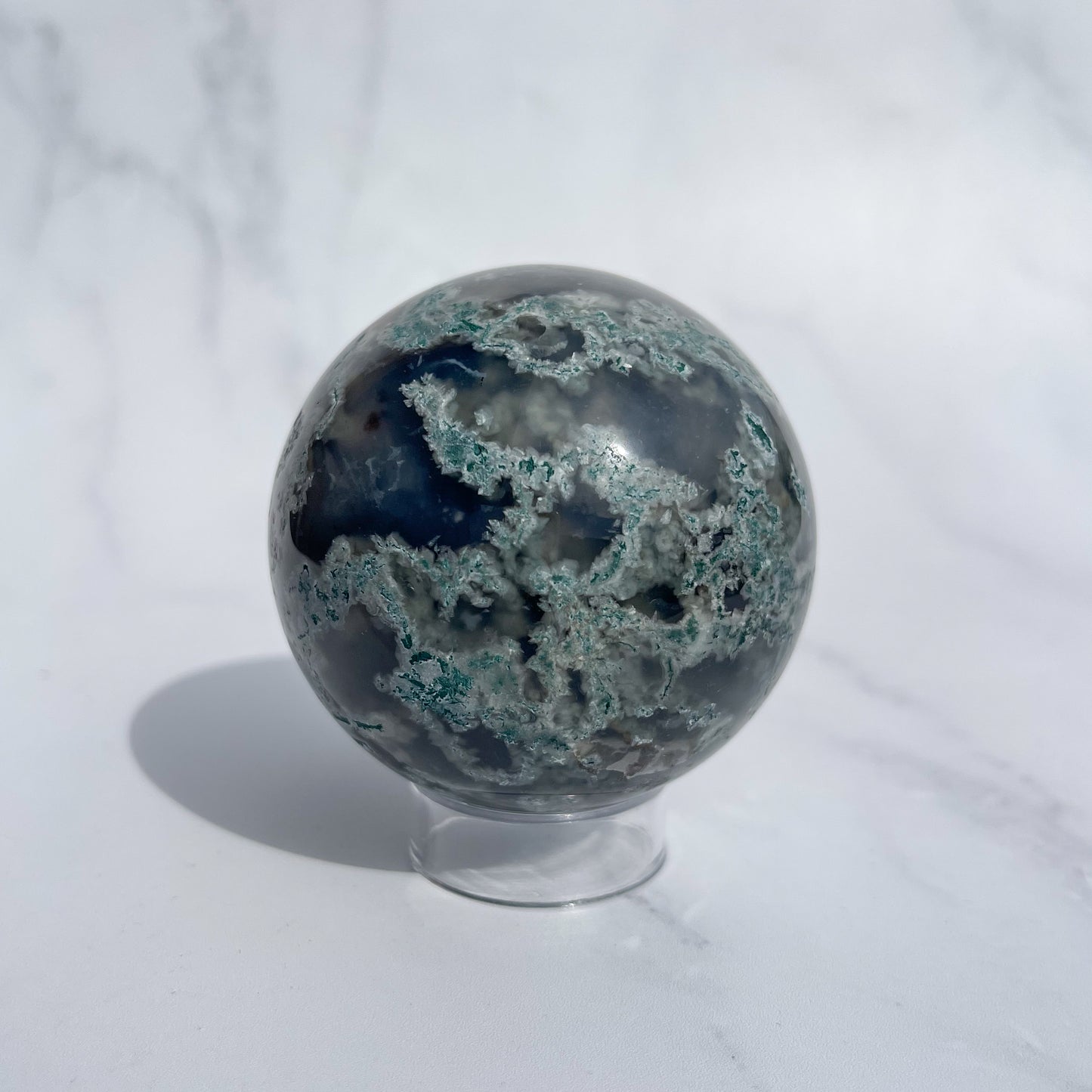 Moss Agate Sphere 02