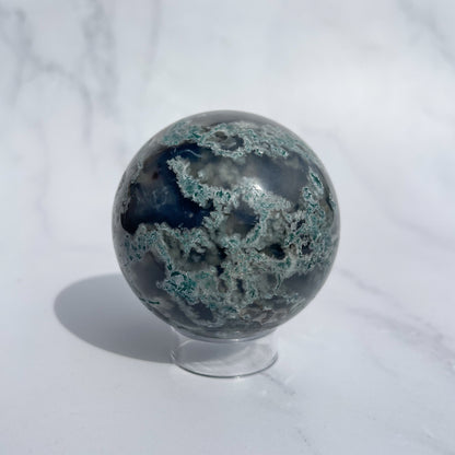 Moss Agate Sphere 02