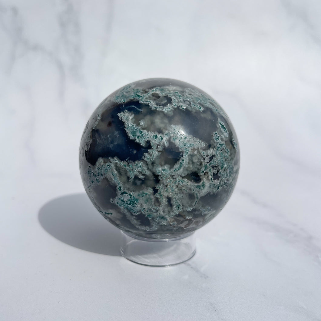 Moss Agate Sphere 02