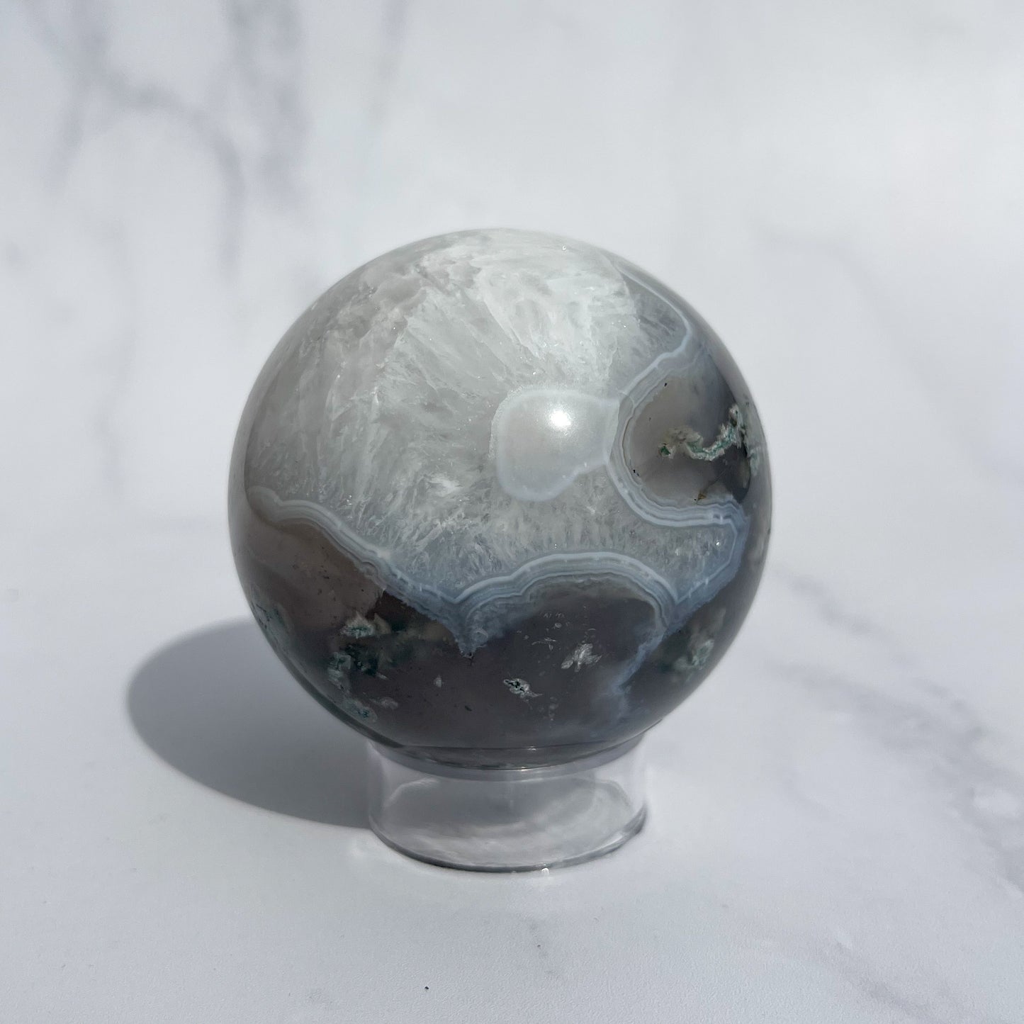 Moss Agate Sphere 01