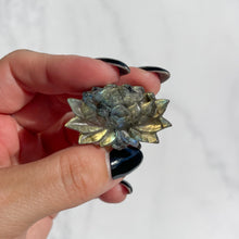 Load image into Gallery viewer, Labradorite Lotus 01

