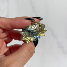 Load image into Gallery viewer, Labradorite Lotus 01

