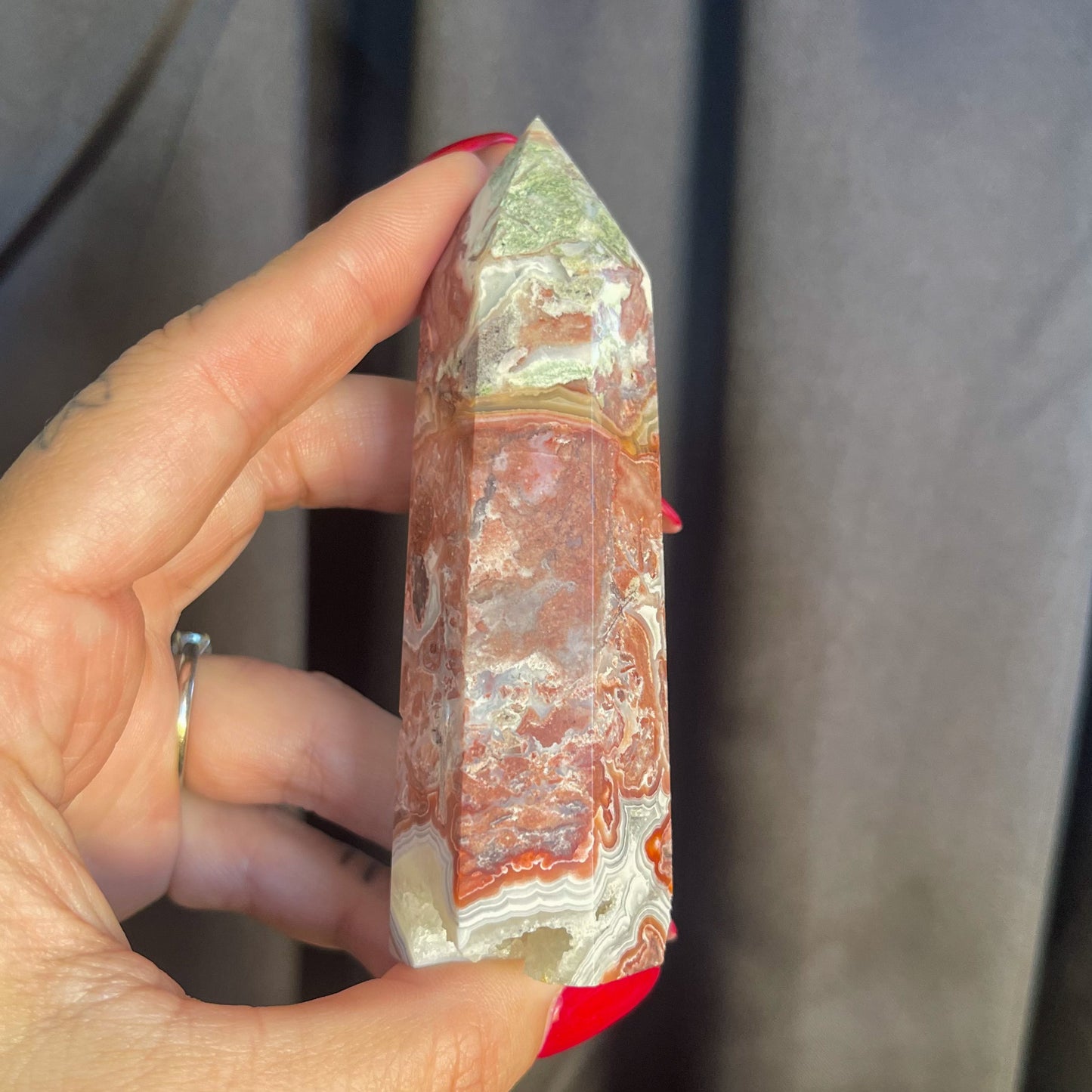 Crazy Lace Agate Tower 04