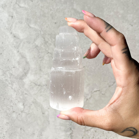 Selenite Tower - Small